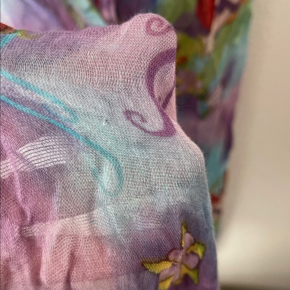 Disneyland Disney Parks little mermaid Ariel princess watercolor sheer scarf